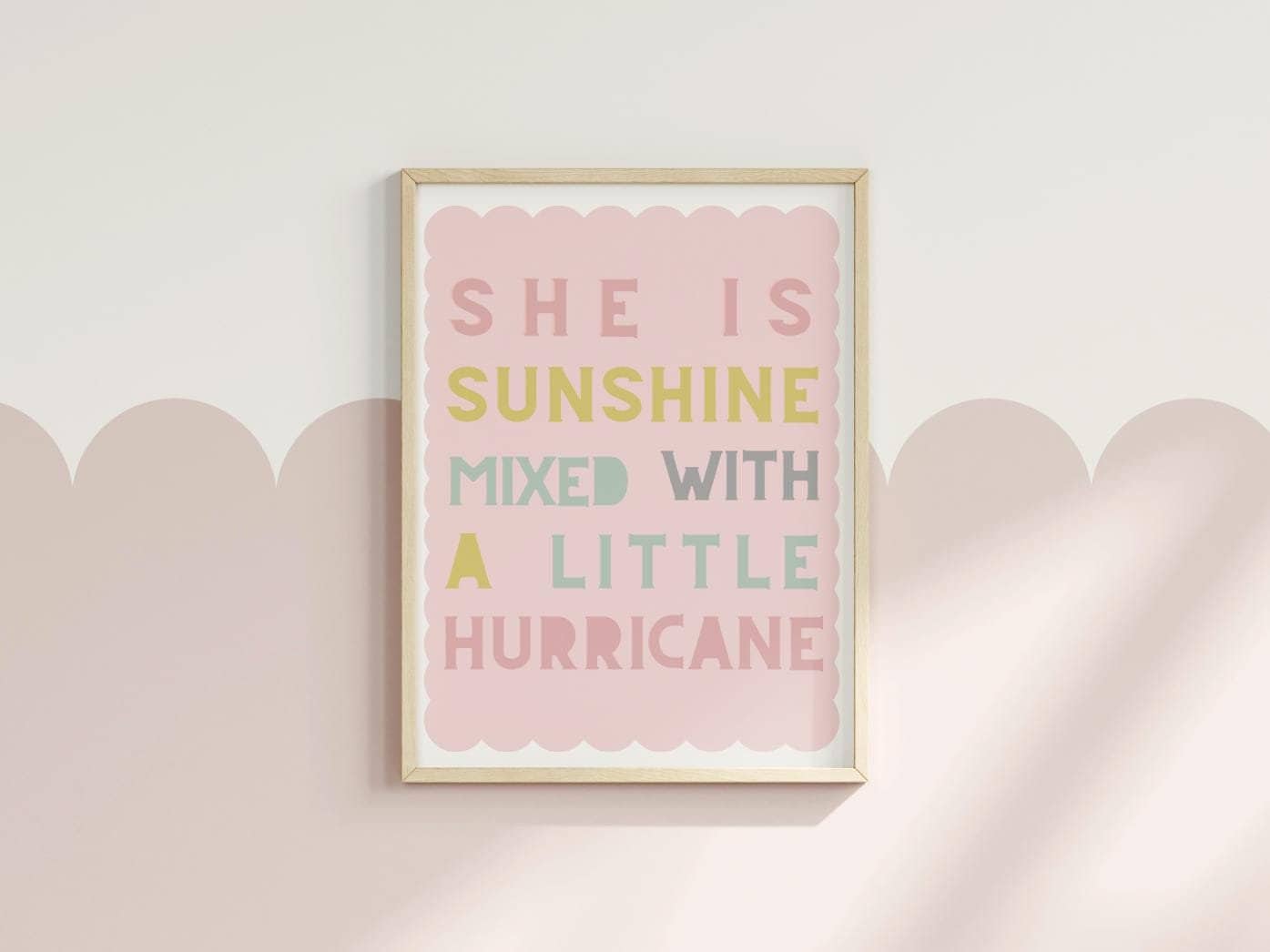 though she be but little she is fierce girls wall art, childrens wall art, bedroom/playroom nursery decor, teen wall print, child's bedroom
