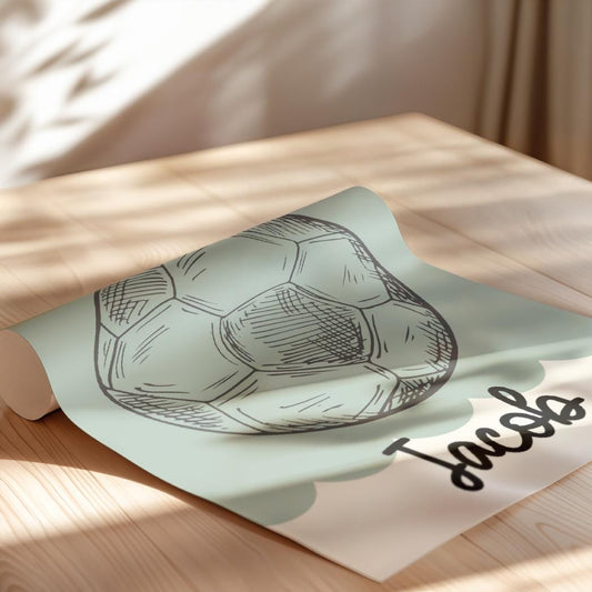 personalised football print for boys bedroom or playroom or nursery, teen footballer wall print, boys room decor