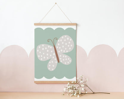 Personalized Wildflower Girls Room Print Set, Nursery Decor