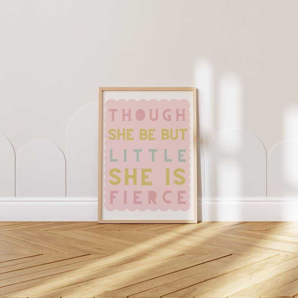 Girls Room Inspirational Quote Print, Sunshine Hurricane Wall Art