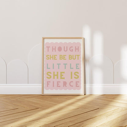 Girls Room Inspirational Quote Print, Sunshine Hurricane Wall Art