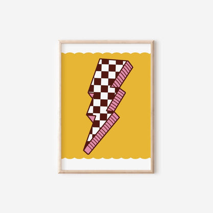 set of prints for girls room , bright personalised retro gallery wall decor, good vibes art  (unframed)
