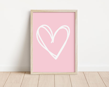girls pink positive inspirational room prints for bedroom or nursery, she is sunshine mixed with a little hurricane