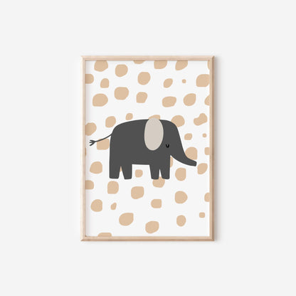 Scandi themed safari stay wild child personalised set of prints for nursery or playroom, gallery wall set