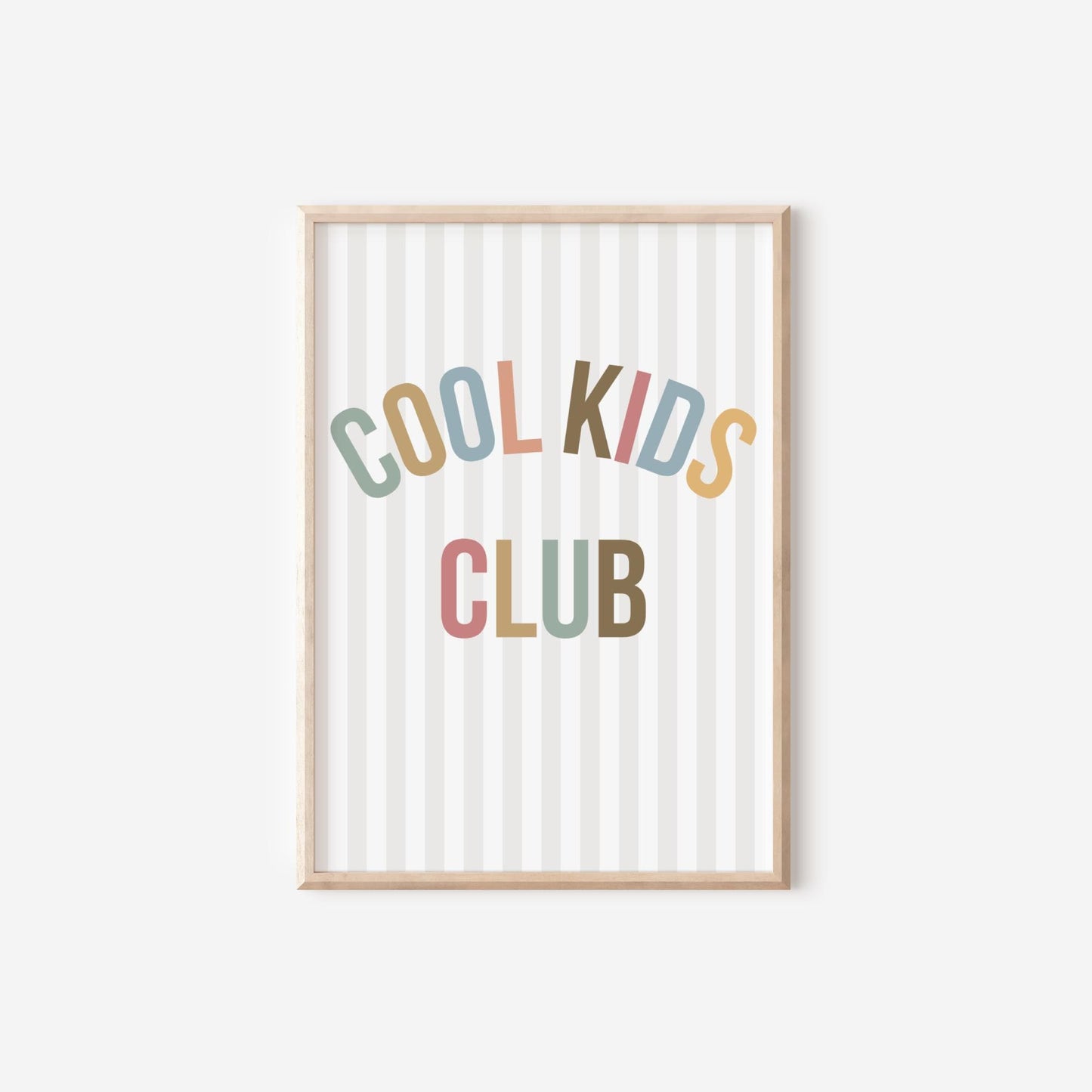 childrens cool kids wall poster for bedroom, nursery or playroom, positive affirmation print for childs bedroom, wall poster kids room