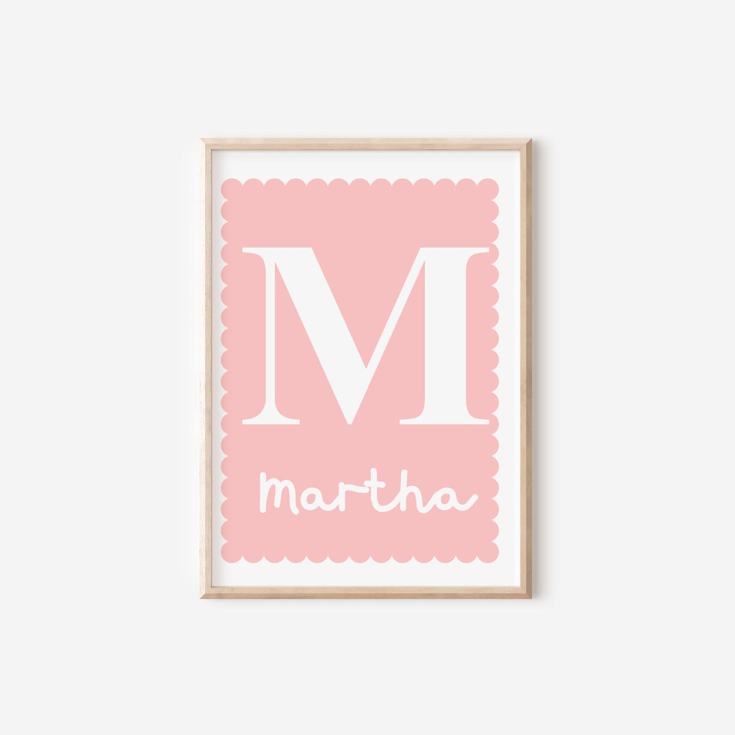 Personalised Floral Butterfly Girl's Nursery Prints: Bedroom Playroom Decor