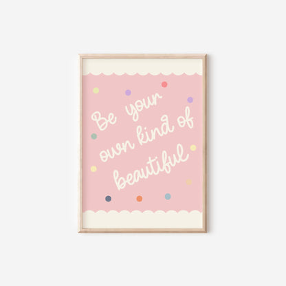 Personalized Girls' Affirmation Print Set: Tulip Nursery Decor