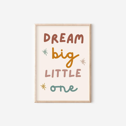childrens scandi themed "wild child" wall print set for bedroom or nursery