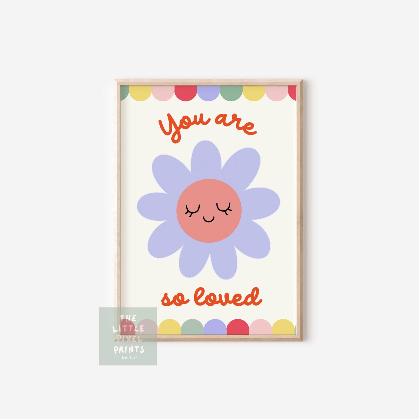 girls personalised bright positive affirmation wall print set gallery for bedroom or nursery