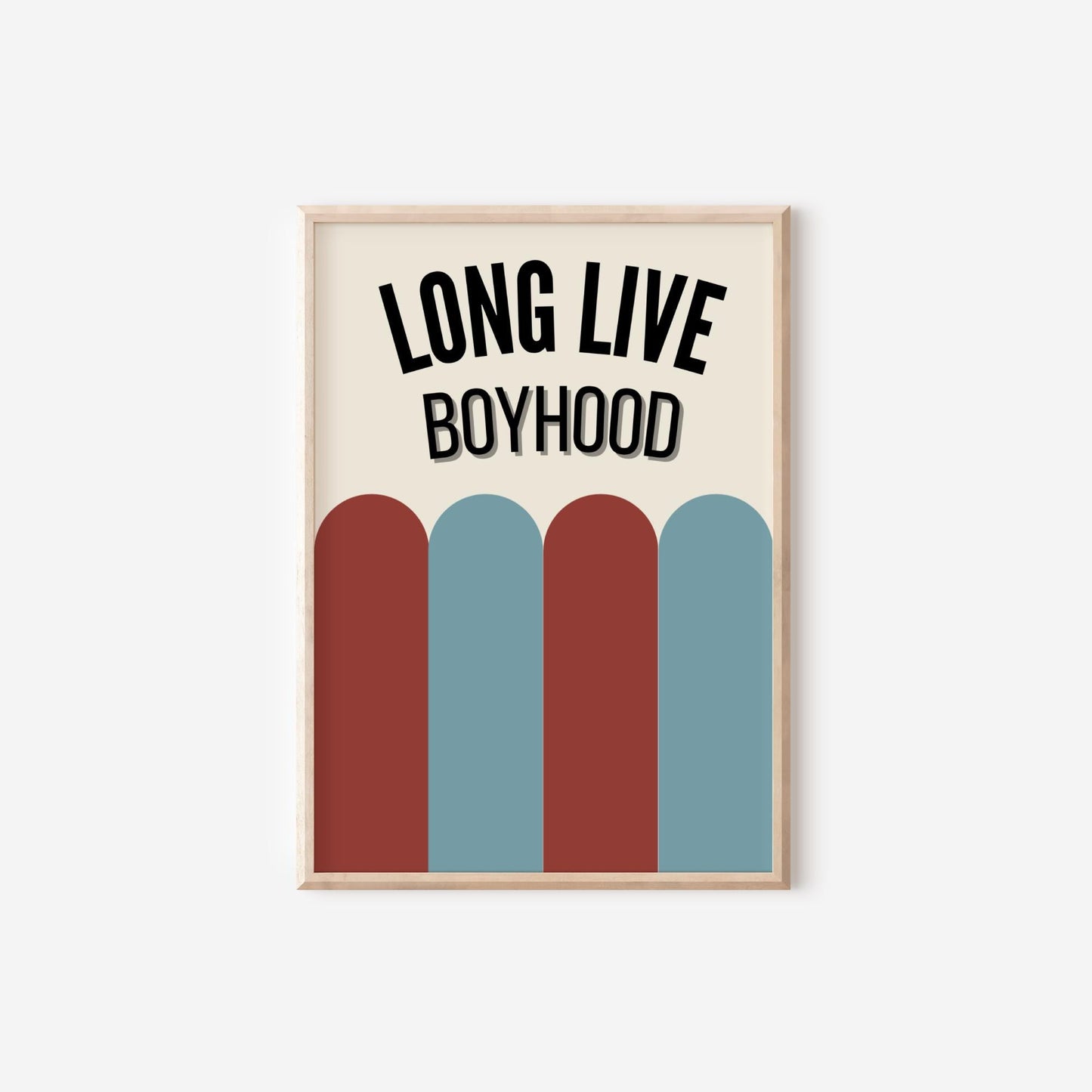 Set Of 6 boys Gallery Wall Race Car Prints, long live boyhood for bedroom or playroom