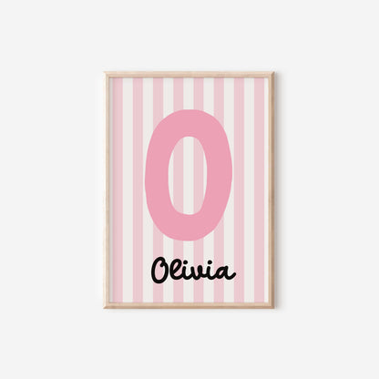 Girls personalised "love you to the moon and back" Wall Art Prints, Girls Nursery Decor, Set of 3